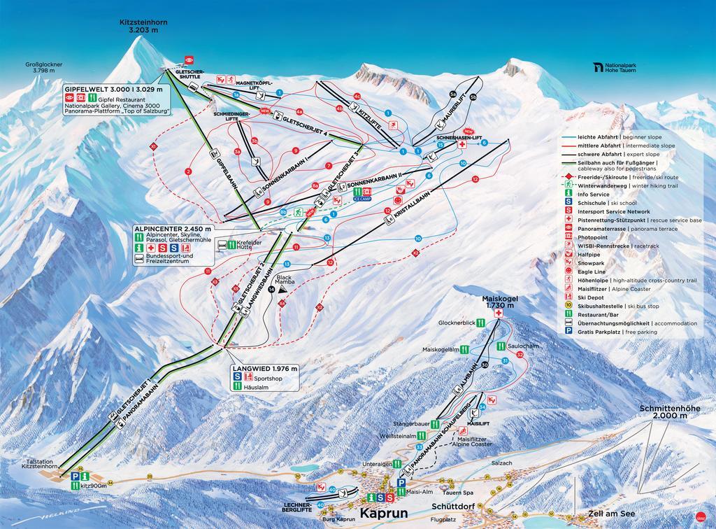 Appartement Wieser Kaprun Exteriör bild